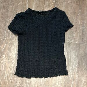 NWOT Art Class Black Top Size 8